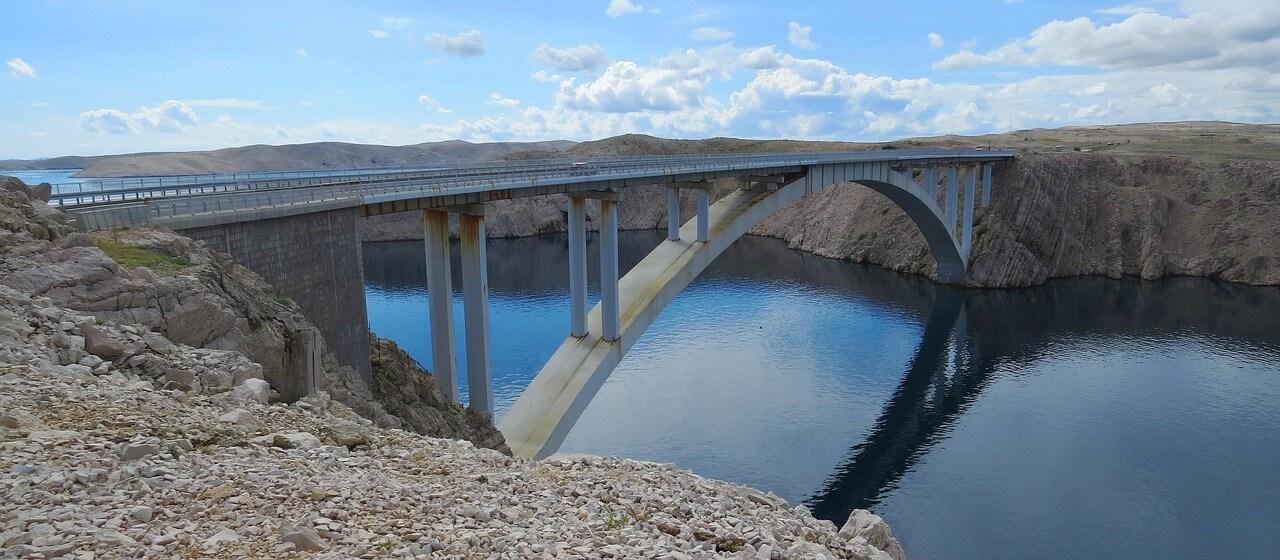Island Pag Bridge Croatia
